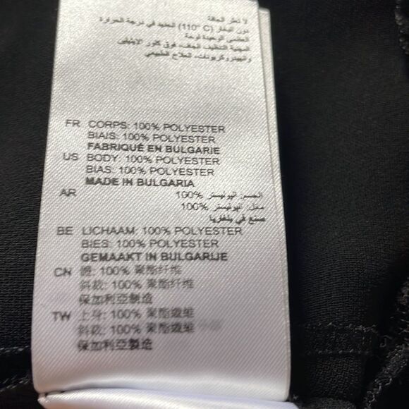 Sandro | Artifice Ruffle Black Mini Dress 38/US 6 - Picture 5 of 5